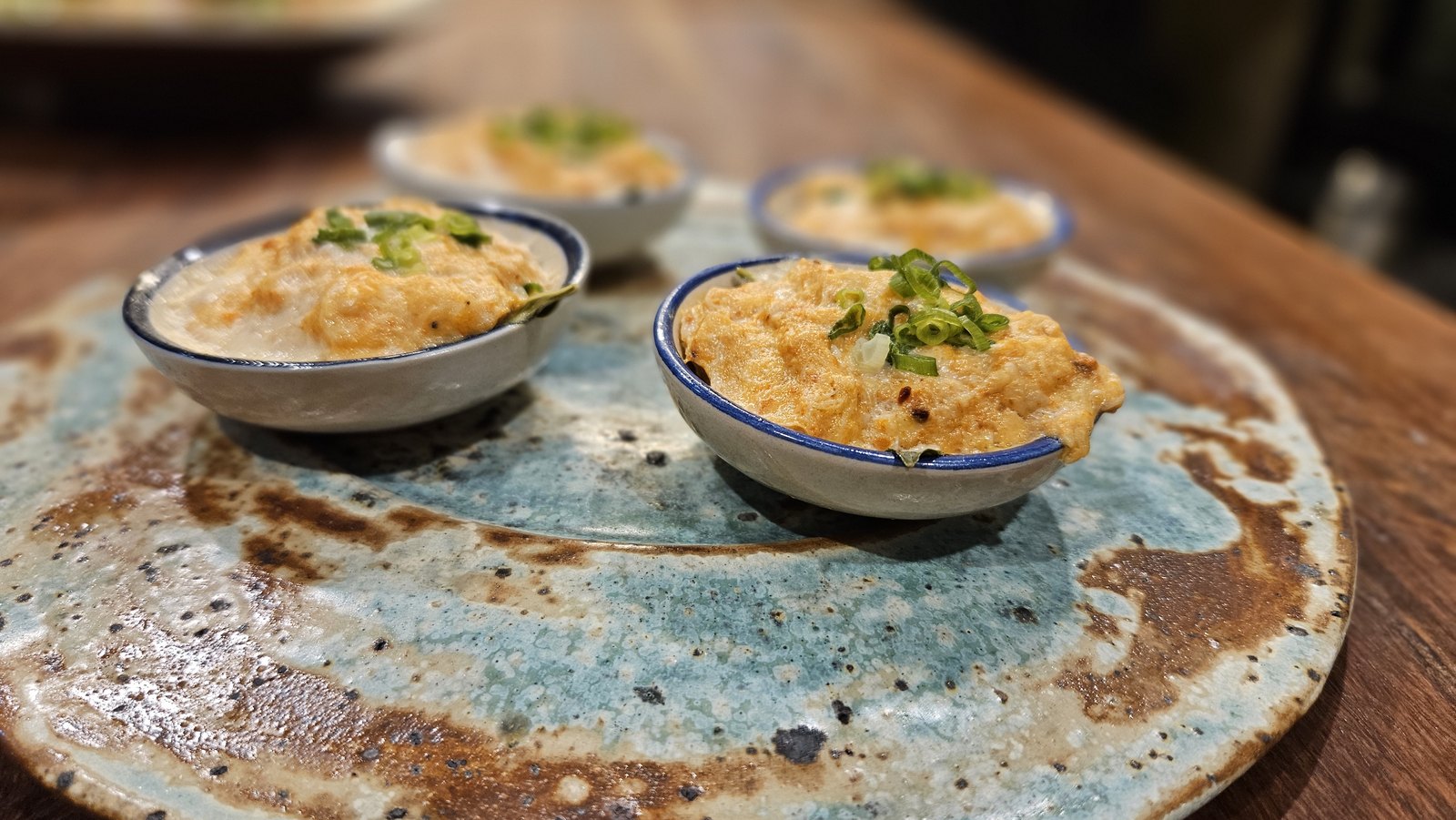 Hor mok, steamed curry custard in banana-leaf cups