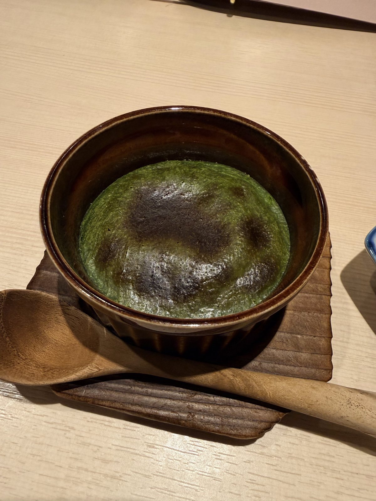Matcha custard