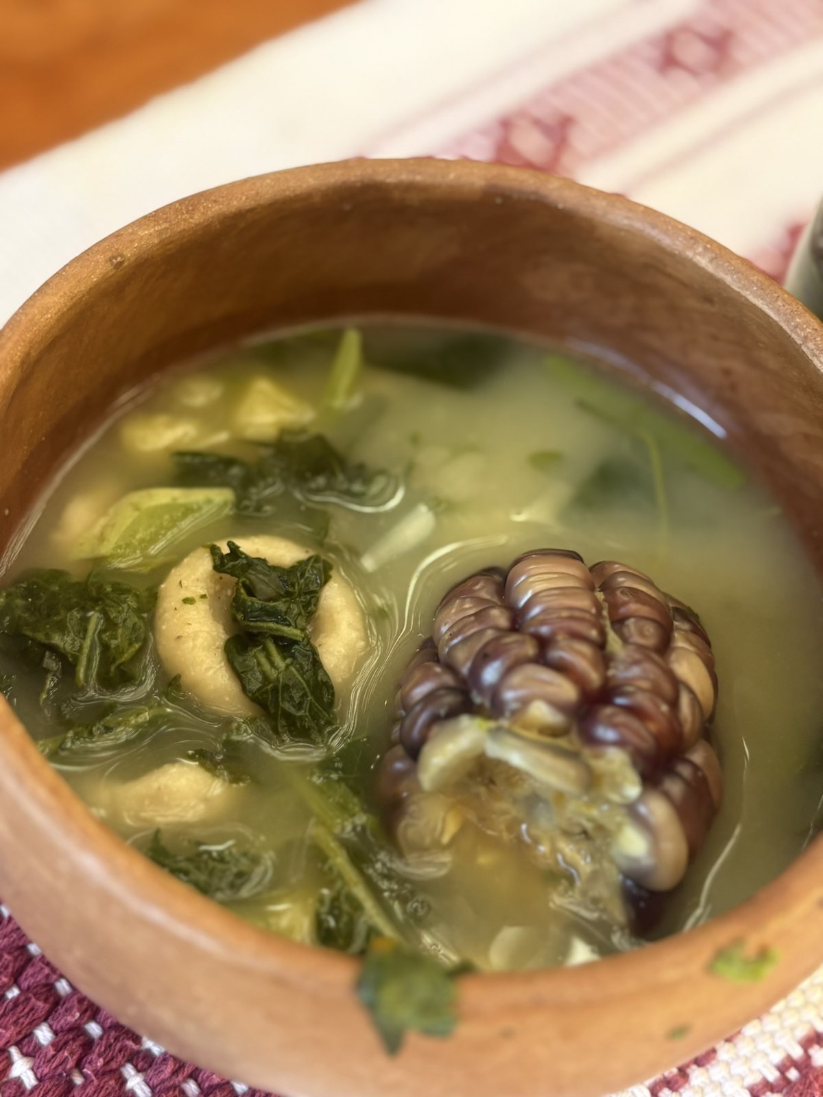 Caldo de piedra from the Oaxaca class