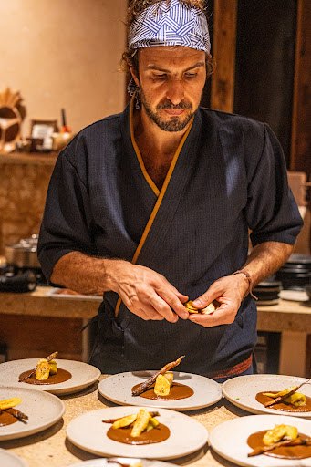 At the pass