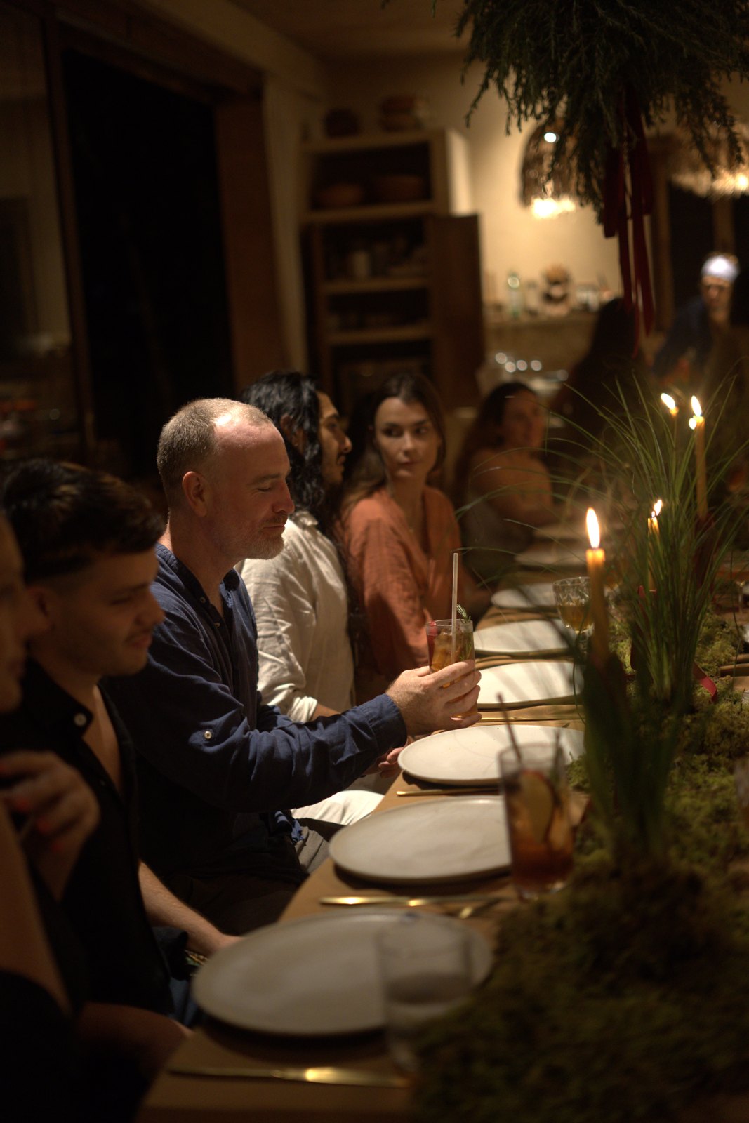 Guests at the Posada dinner
