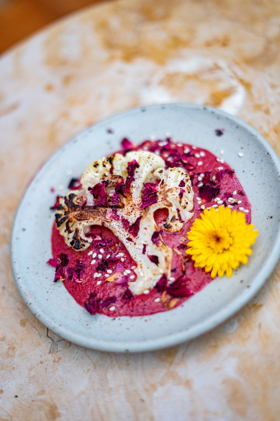 The beet plate, a second angle